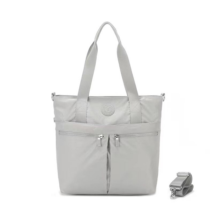 Tote Bag Light Grey Shoulder Purse Handbag Womens Travel T-B8508