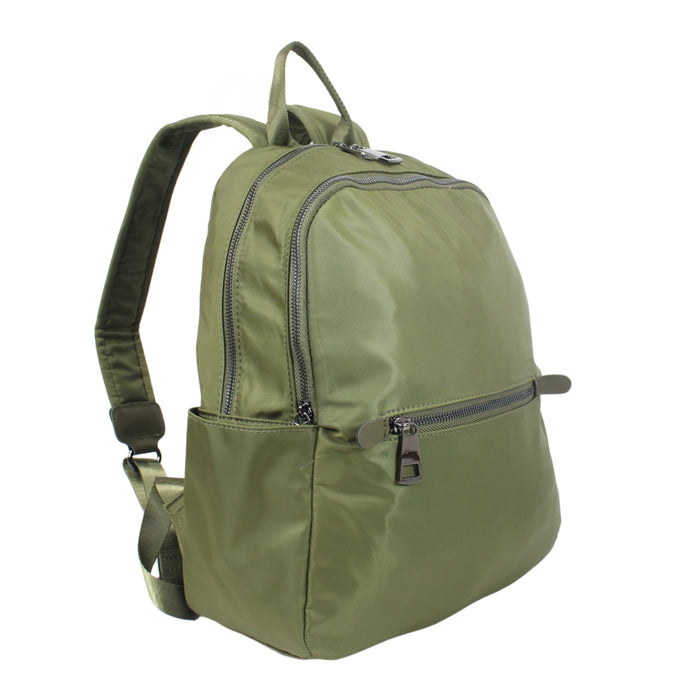 14.5 Inch Backpack Brown School Bookbag Commuter Travel Daypack B2006
