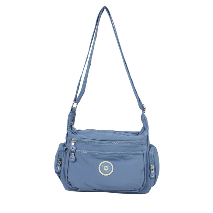 C-B 8704 Cross Body Bag-Blue