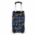 20 Inch Tropical Floral Wheeled Duffel Bag for Weekend Travel