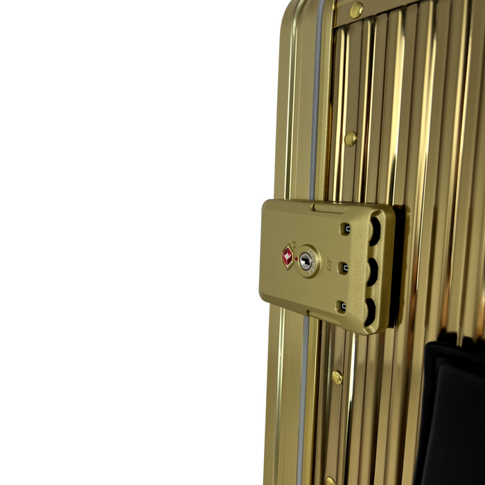 L-016-7 20" Titanium Steel Luggage-Gold