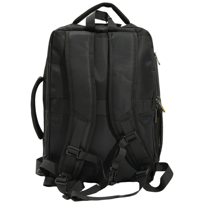 B-2792 Backpack & Messenger Bag 18"-Black