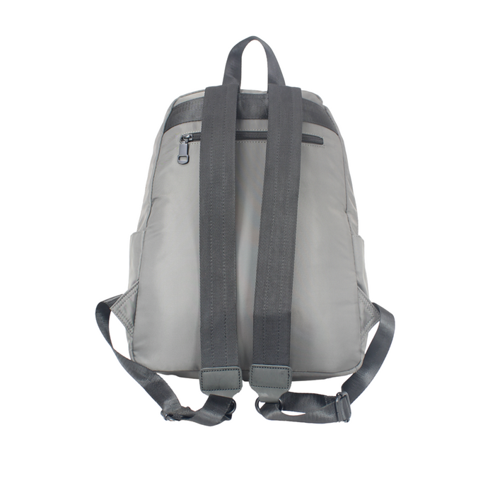15 Inch Backpack Grey Compact School Bookbag Travel Daypack B7170
