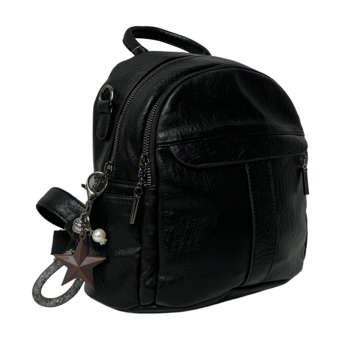 B-YJ 351-Backpack-Black