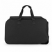 20 Inch Embossed Wheeled Duffel Bag for Weekend Travel - Black