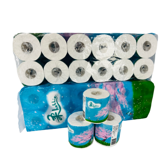 Tissue-H01 HobbieToilet Paper- 4 ply-72 Rolls