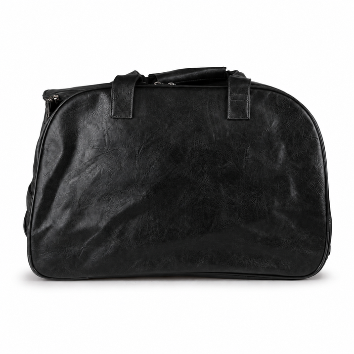 20 Inch Classic Wheeled Duffel Bag for Weekend Travel - Black