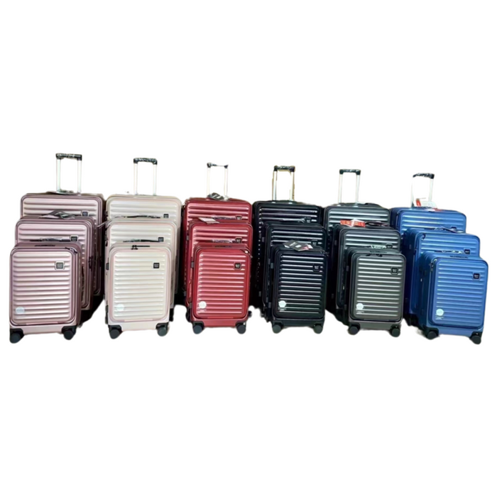 L-B 8605 PP Luggage (20'24'28")-Wine