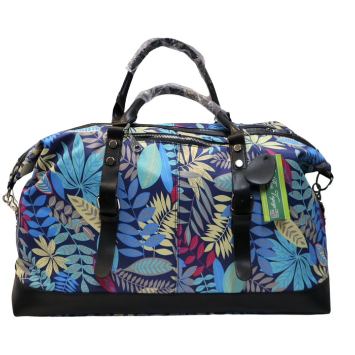 Duffel-BX 885 Duffel Bag 21"-Blue Leave(-6)