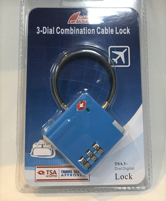 SKG 529B TSA 3-Dial Lock-Sky Blue