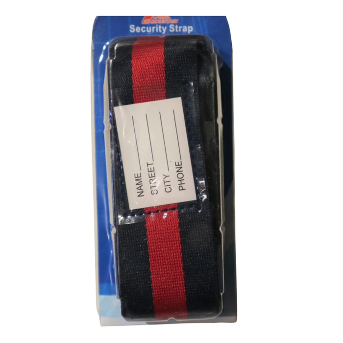 LS-ABA 3301 Luggage Strap-Navy/Red