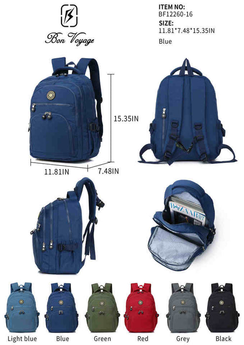 16" Backpack - School & Travel Bag