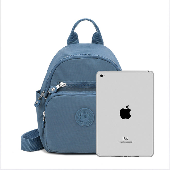 B-B 8672-Backpack-Blue 10"