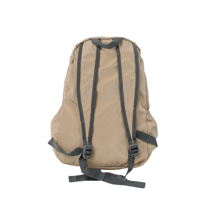 B-B 11038 Packable Backpack 16"- Khaki