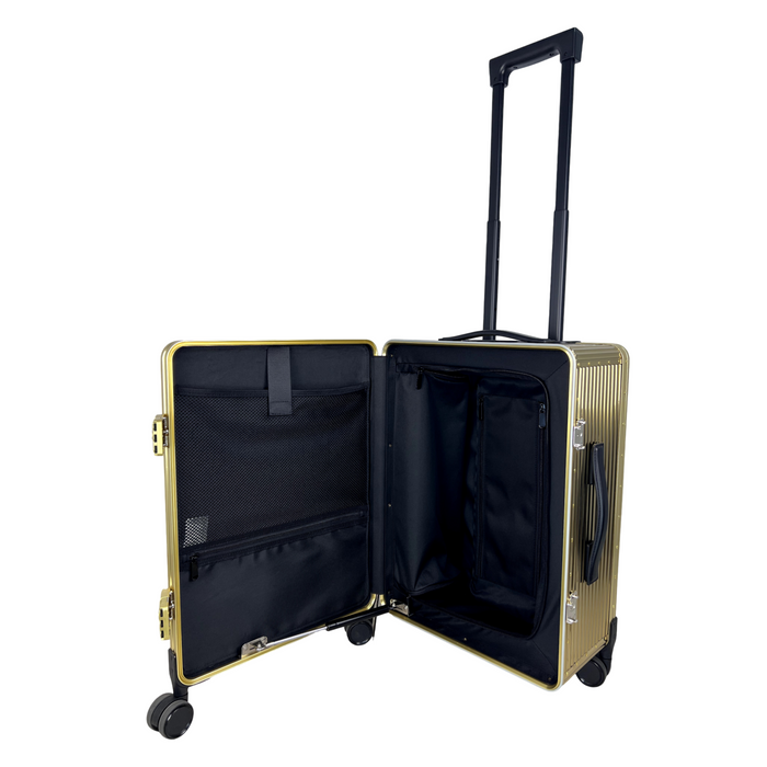 L-016-7 20" Titanium Steel Luggage-Gold