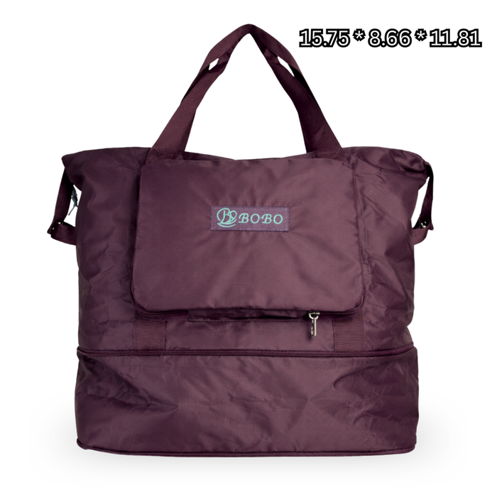 BoBo Foldable Duffel Weekender Bag – Lightweight Travel, Gym & Carry-On Tote
