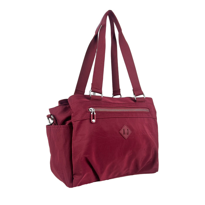T-B 2515 Tote Bag 15"-D/Red