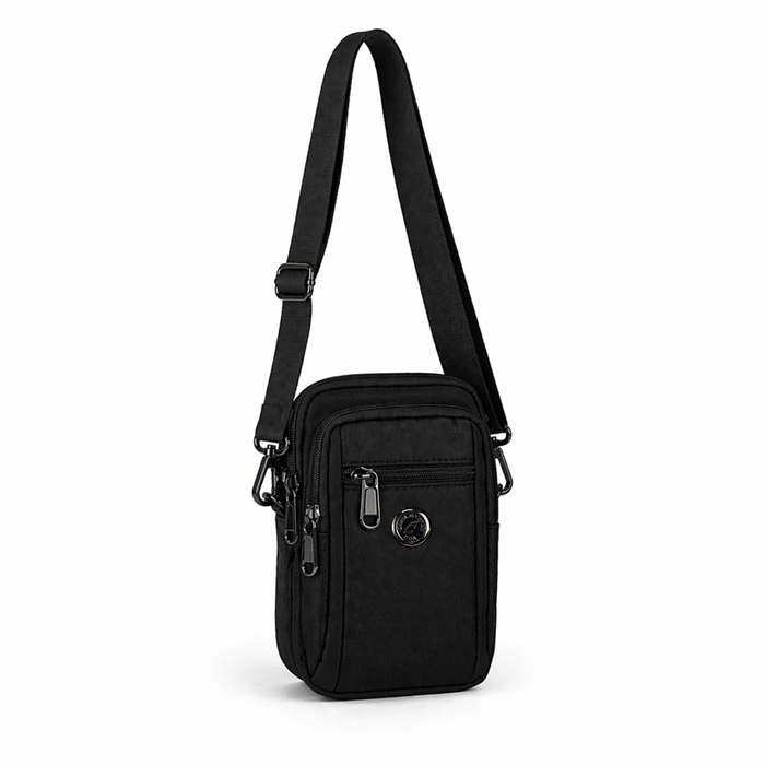 Camel Mountain Lightweight Waist Bag - Travel Belt Bag - Black
