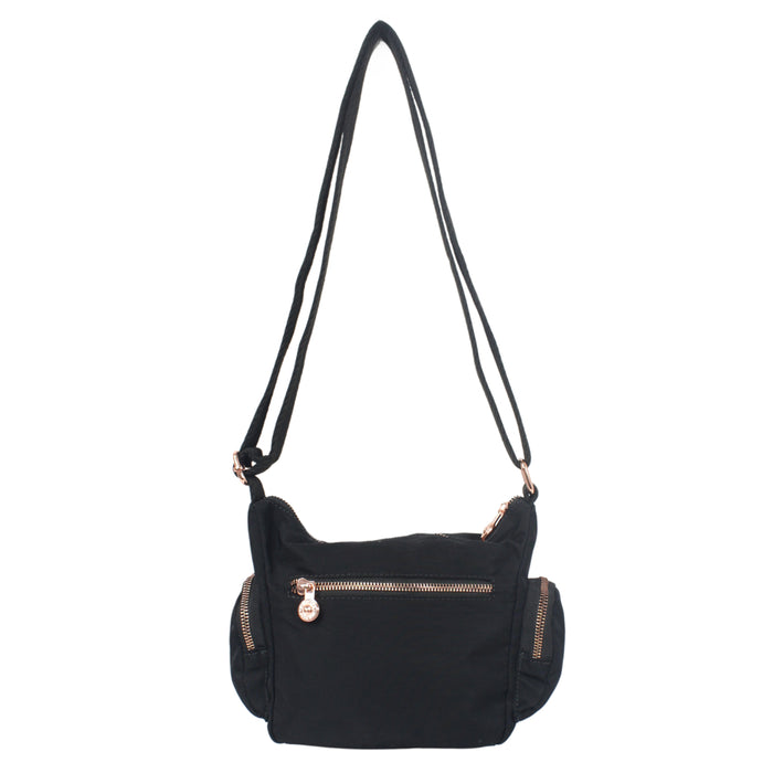 C-B 8718 Cross Body Bag-Black