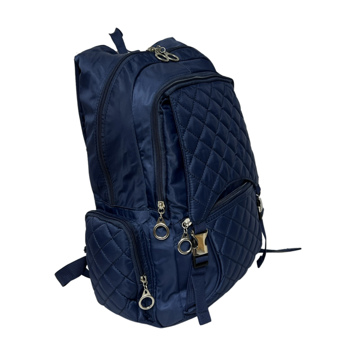 15.5 Inch Backpack Blue School Travel Bookbag Casual Daypack BH4089