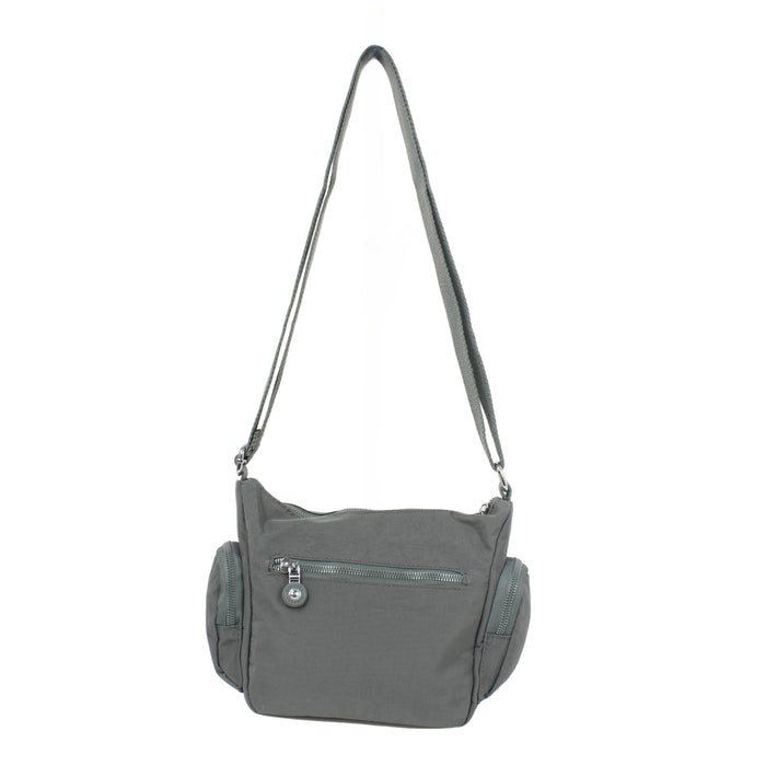 C-B 8713 Cross Body Bag-Grey