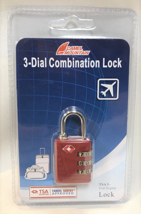 SKG 533 TSA 3-Dial Lock-Red