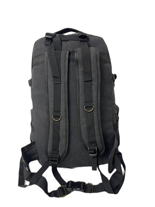 B-BQ 6691B Canvas Backpack 22" -Black