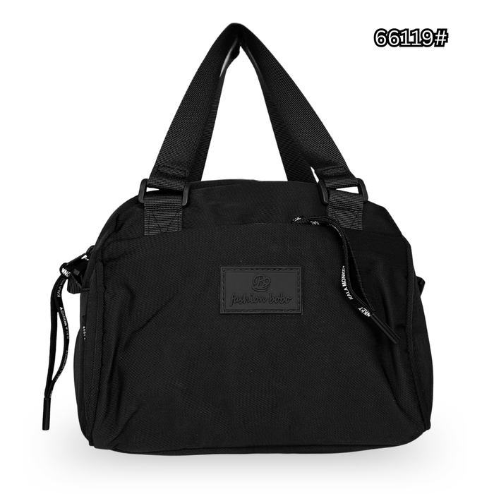 66119# Lightweight Nylon Crossbody Handbag Multi Pocket Shoulder Travel Bag