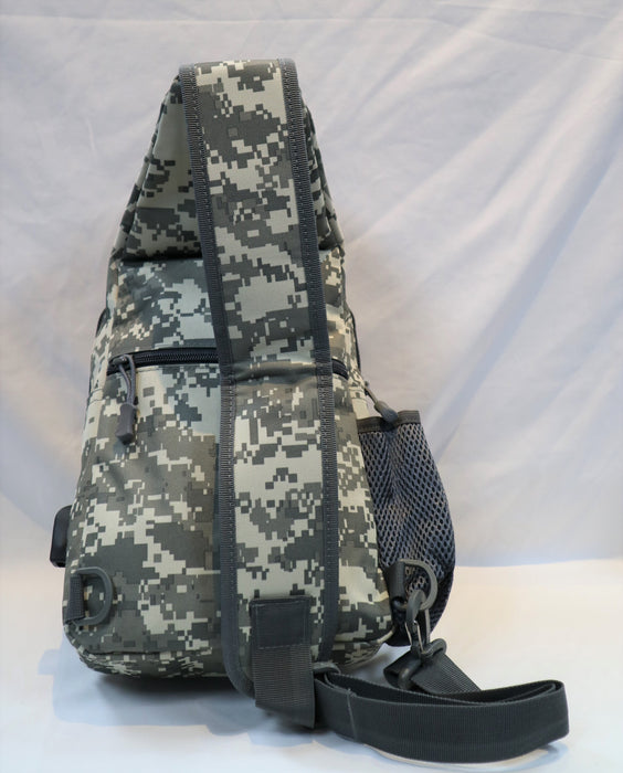 C-36066-3 Crossbody Bag-Grey Camou