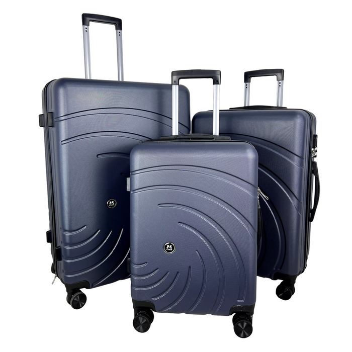 L-6822-3-pc(20'24"28") PC Luggage-Blue