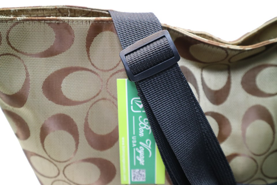 Tote Bag Khaki Shoulder Everyday Work Travel Carry Bag 09005-C