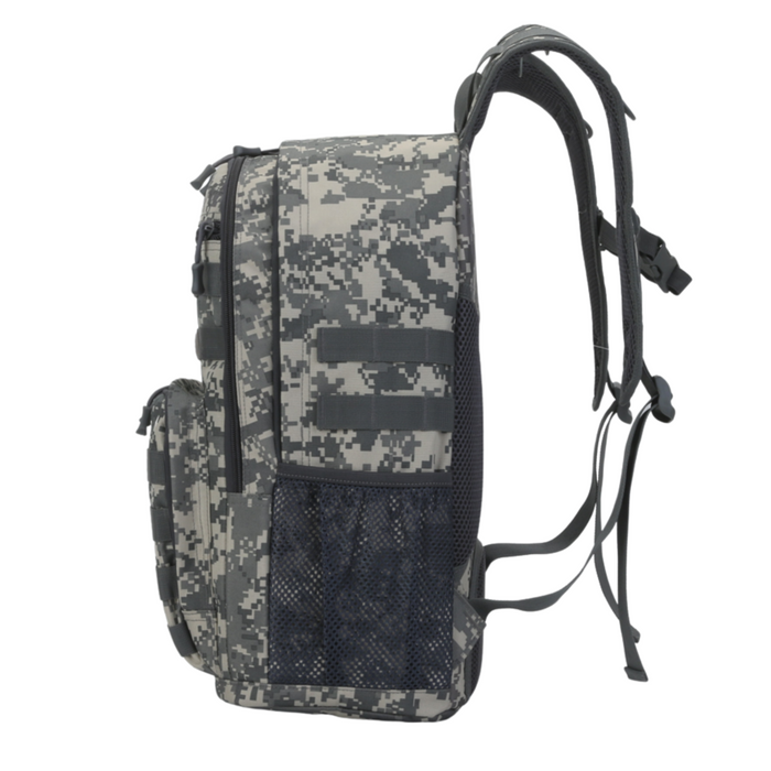 Camouflage Bookbag Day Bag - Grey Camou