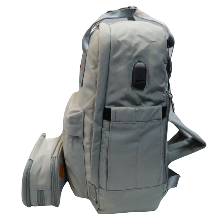 B-2668 Backpack 14.5"-Light Grey