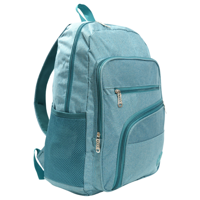 18 Inch Backpack Blue School Bookbag Commuter Travel Daypack 2443