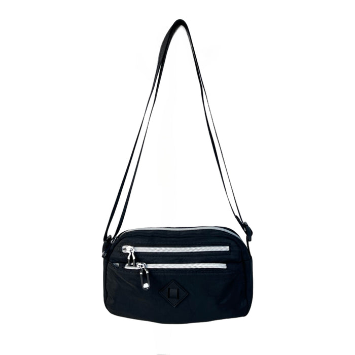 C-B 1528-1 Cross Body Bag-Black