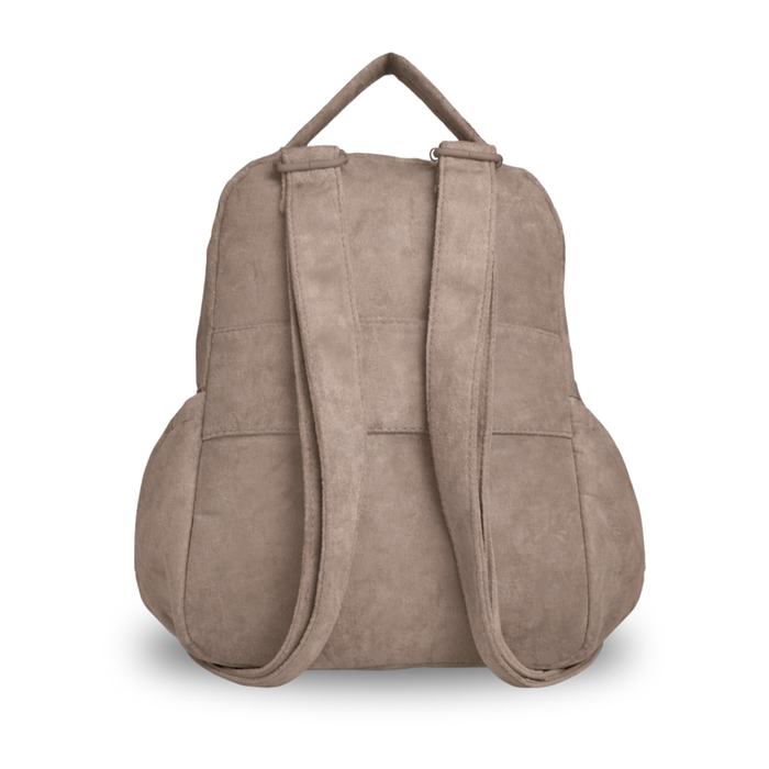 Soft Suede Backpack - Everyday School & Travel Bag