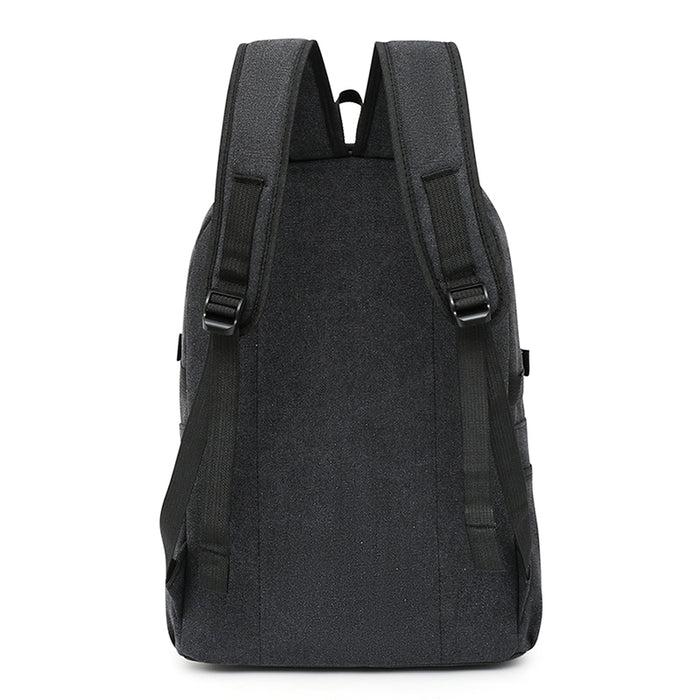 B-BQ 6905 Canvas Backpack-Black