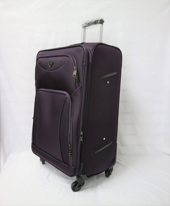 L-9128 4-pc Luggage (16" 20" 24" 28")-Dark Purple