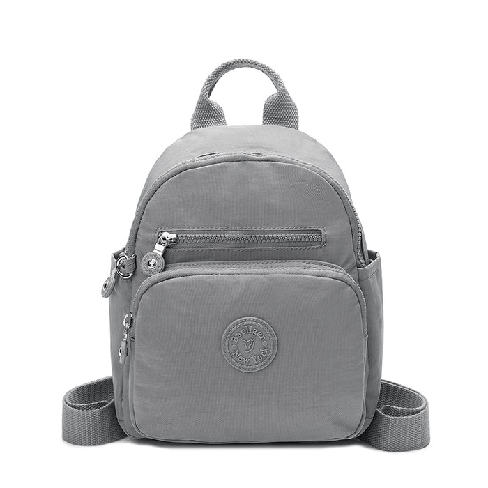 B-B 8672-Backpack-Grey 10"