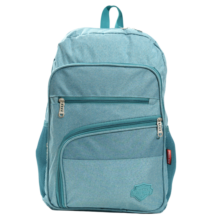 18 Inch Backpack Blue School Bookbag Commuter Travel Daypack 2443
