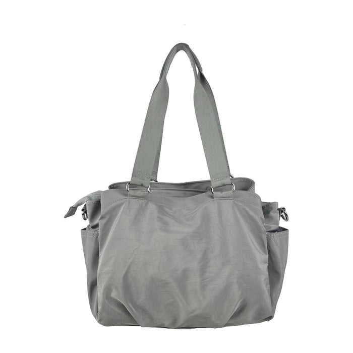 Tote Bag Grey 15 Inch Everyday Shoulder Bag Work Travel Carry B2515