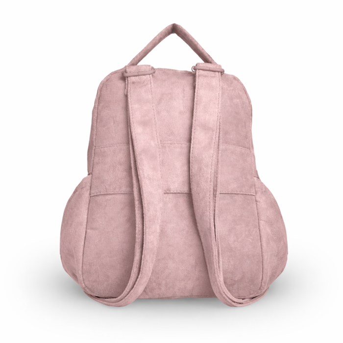 Soft Suede Backpack - Everyday School & Travel Bag