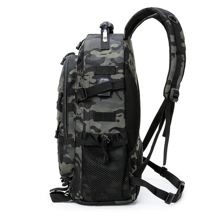 B-38055-6 Backpack-Black Camou