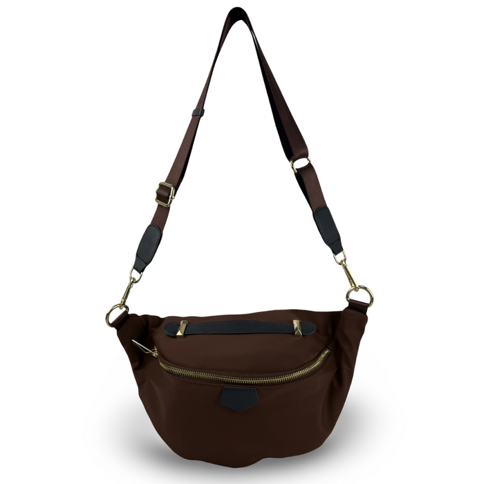 Waist-B 17061 Waist Bag-Brown