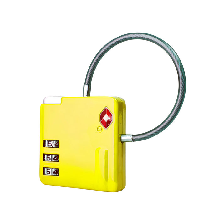 SKG 529B TSA 3-Dial Lock-Yellow