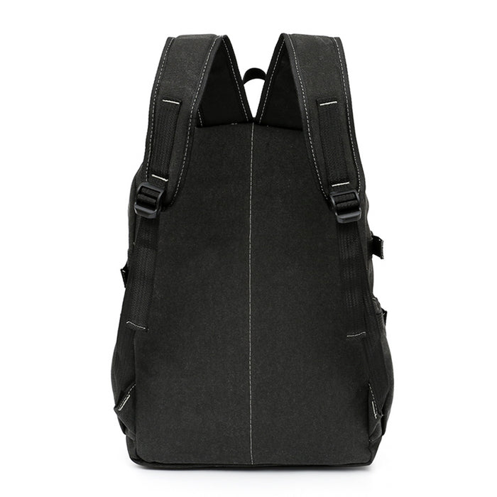 B-BQ 6618C Canvas Backpack 18"-Black