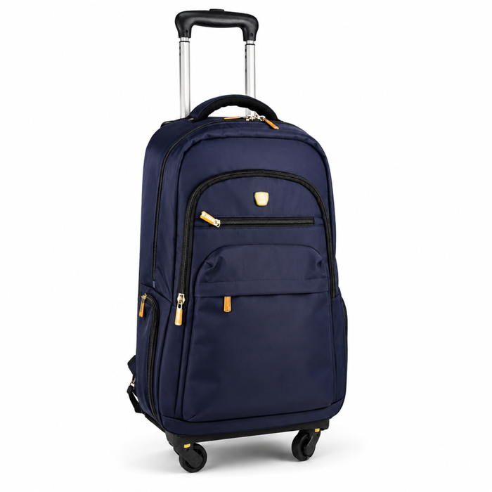Rolling Backpack 18" Wheeled School Travel Trolley Bookbag 1921-2pcs set