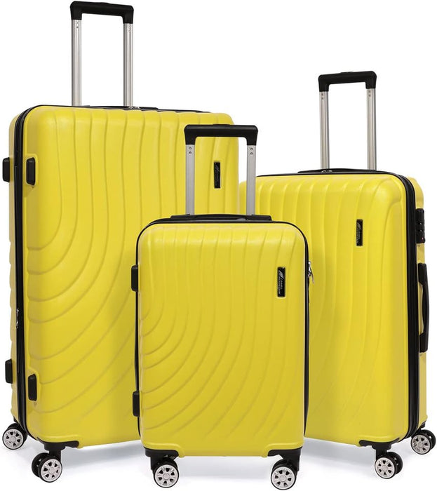 L-948A-3-pc(20'26"30") PC Luggage-Yellow(TSA Lock)