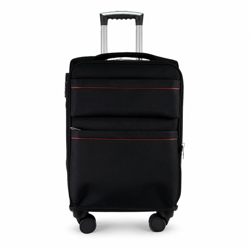 Three-piece softside luggage set for travel
