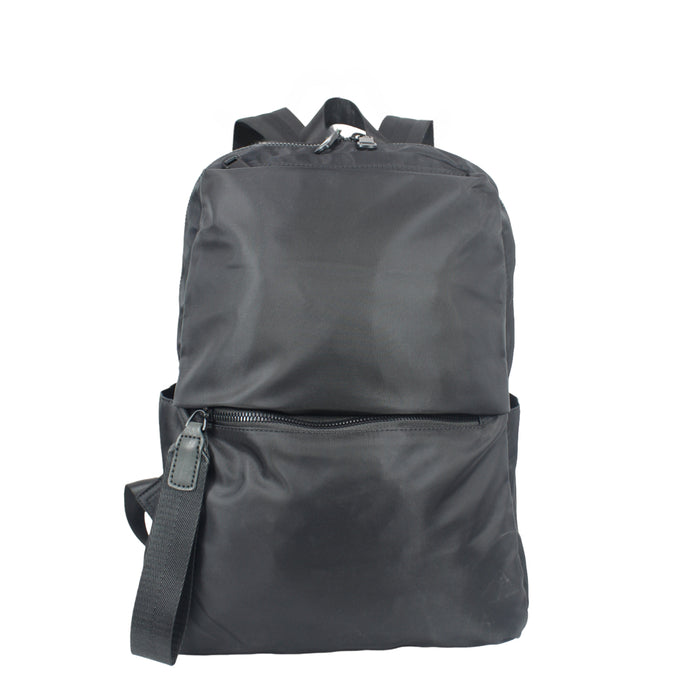 15 Inch Backpack Grey Compact School Bookbag Travel Daypack B7170